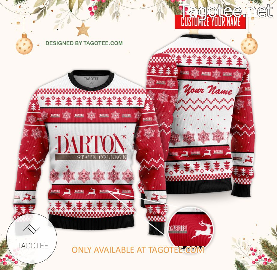 Darton College Custom Ugly Christmas Sweater - BiShop
