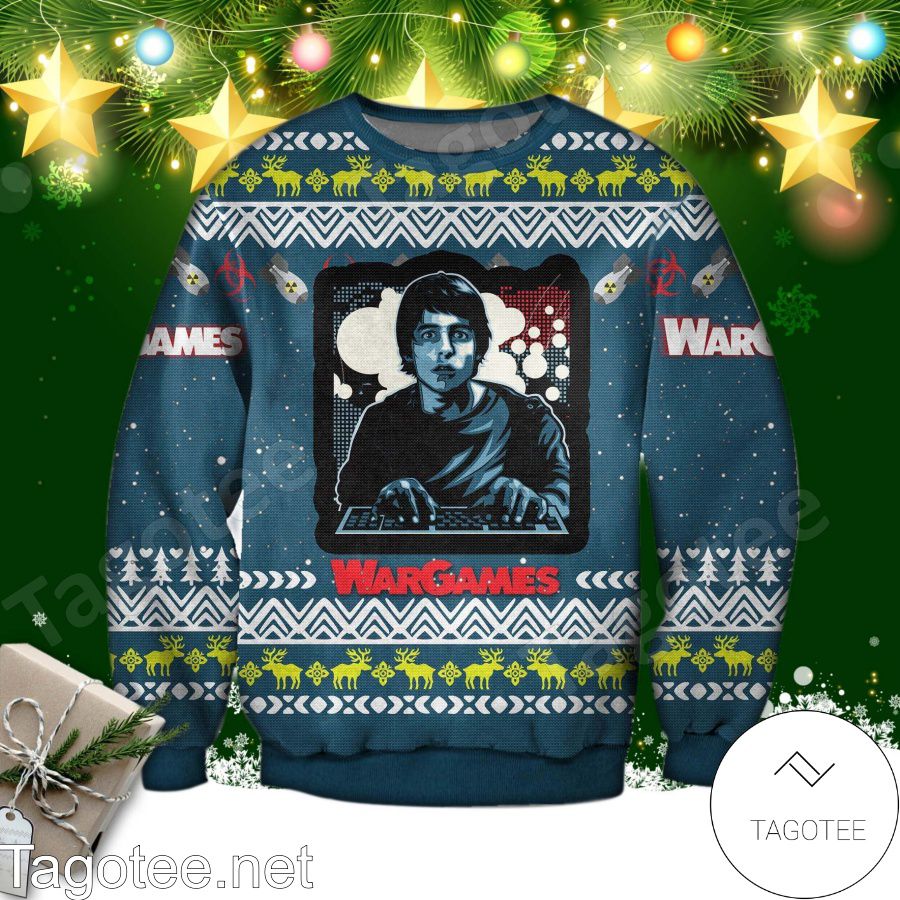 David Lightman Wargames Ugly Christmas Sweater