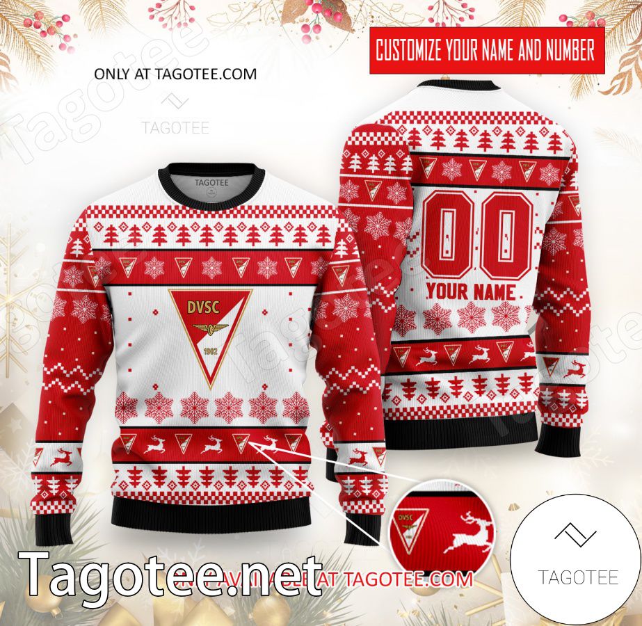 Debreceni VSC Custom Ugly Christmas Sweater - EmonShop