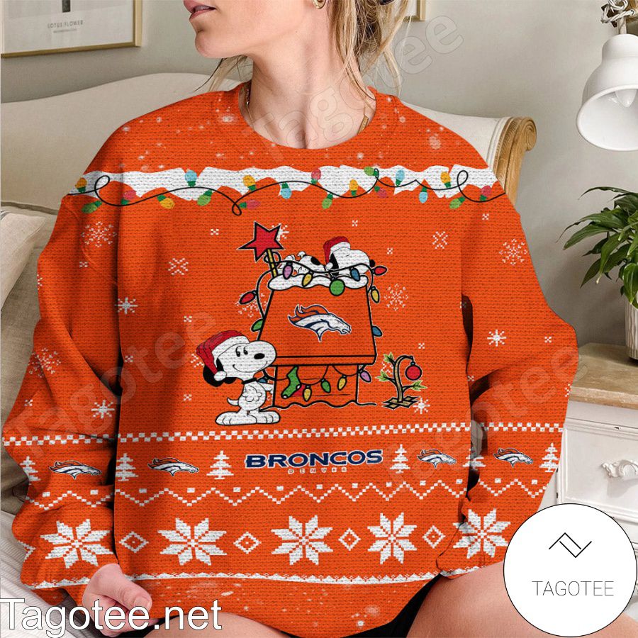 denver broncos christmas sweater