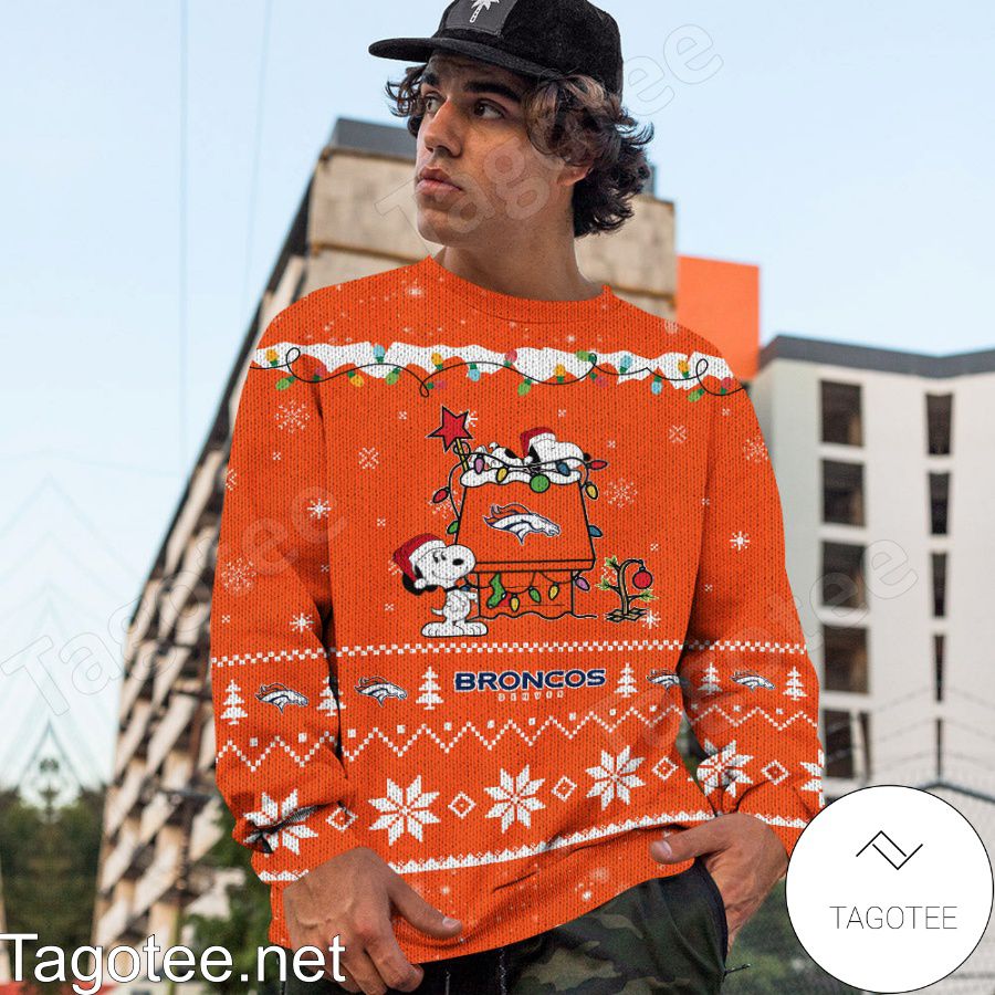 Denver Broncos 3D Printed Ugly Christmas Sweater