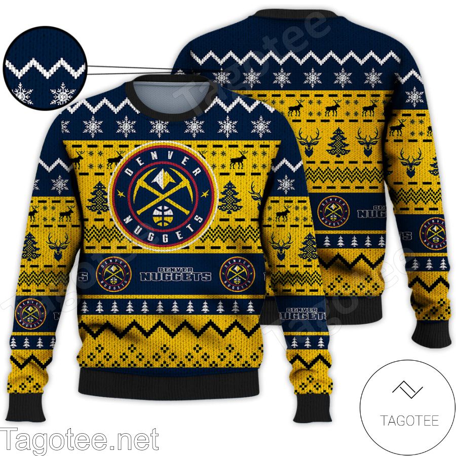 Atlanta Hawks NBA Basketball Knit Pattern Ugly Christmas Sweater - Tagotee