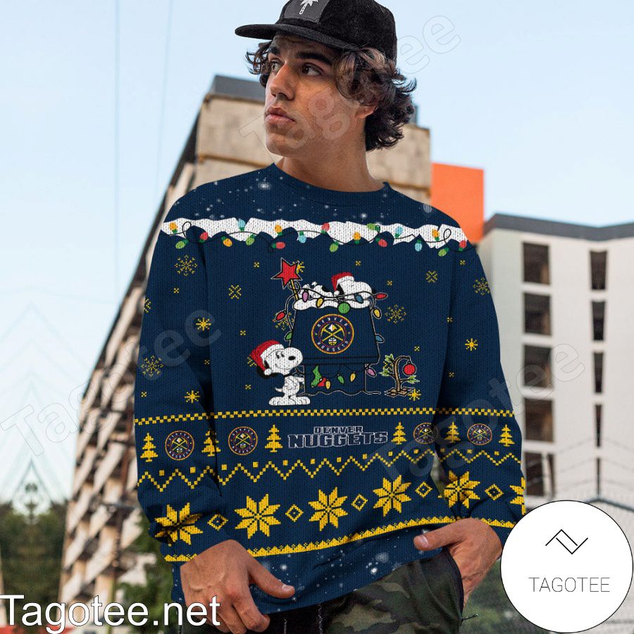 New York Knicks Snoopy NBA Ugly Christmas Sweater - Tagotee