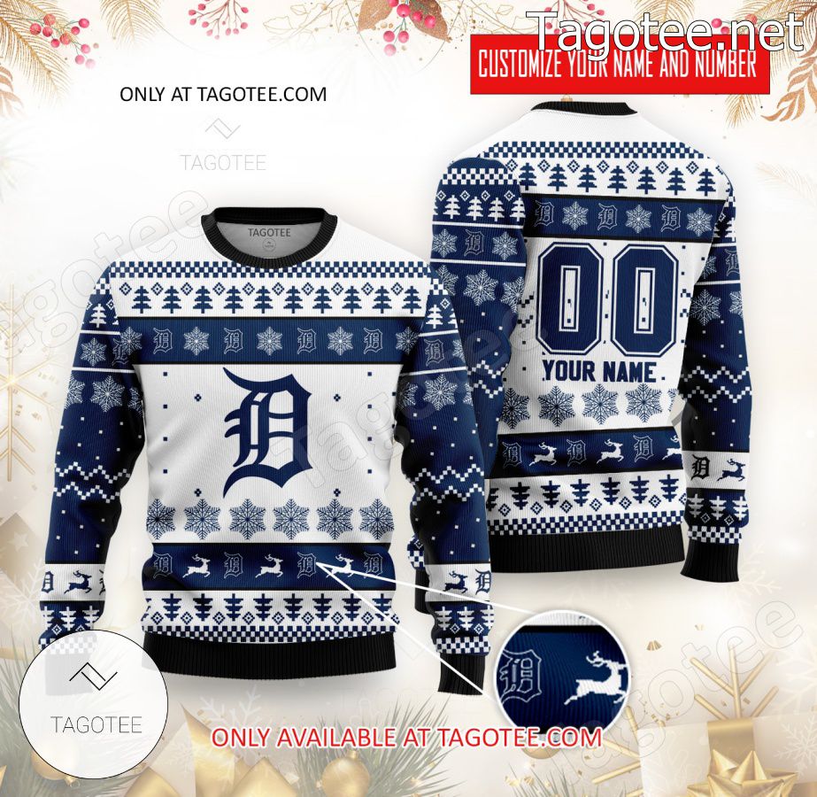 Detroit Tigers Baseball Custom Ugly Christmas Sweater - EmonShop - Tagotee