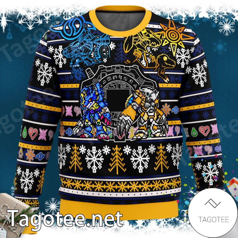 Digimon Adventure Xmas Ugly Christmas Sweater