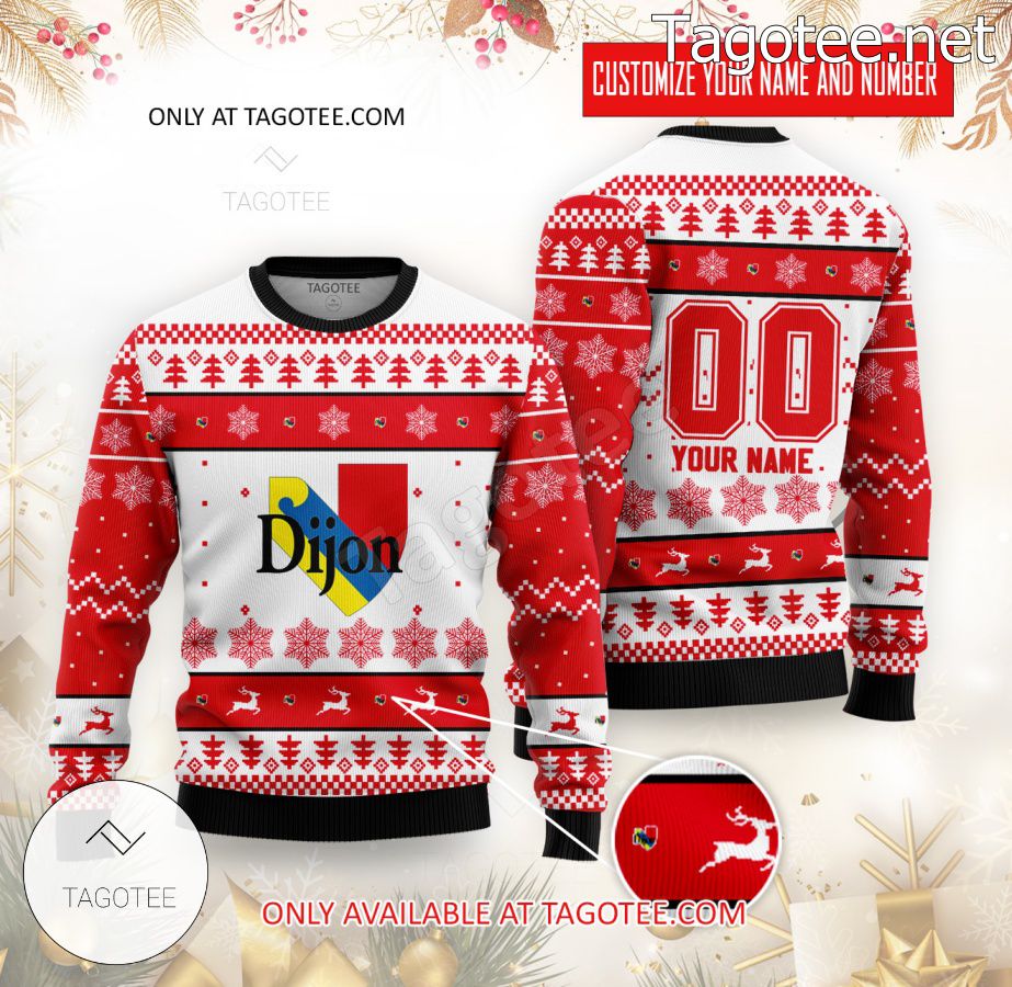 Dijon Basketball Custom Ugly Christmas Sweater - MiuShop
