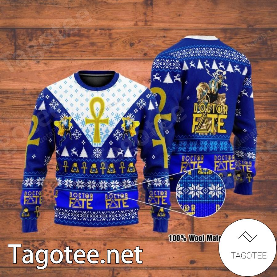Doctor Fate Black Adam Xmas Ugly Christmas Sweater - Tagotee