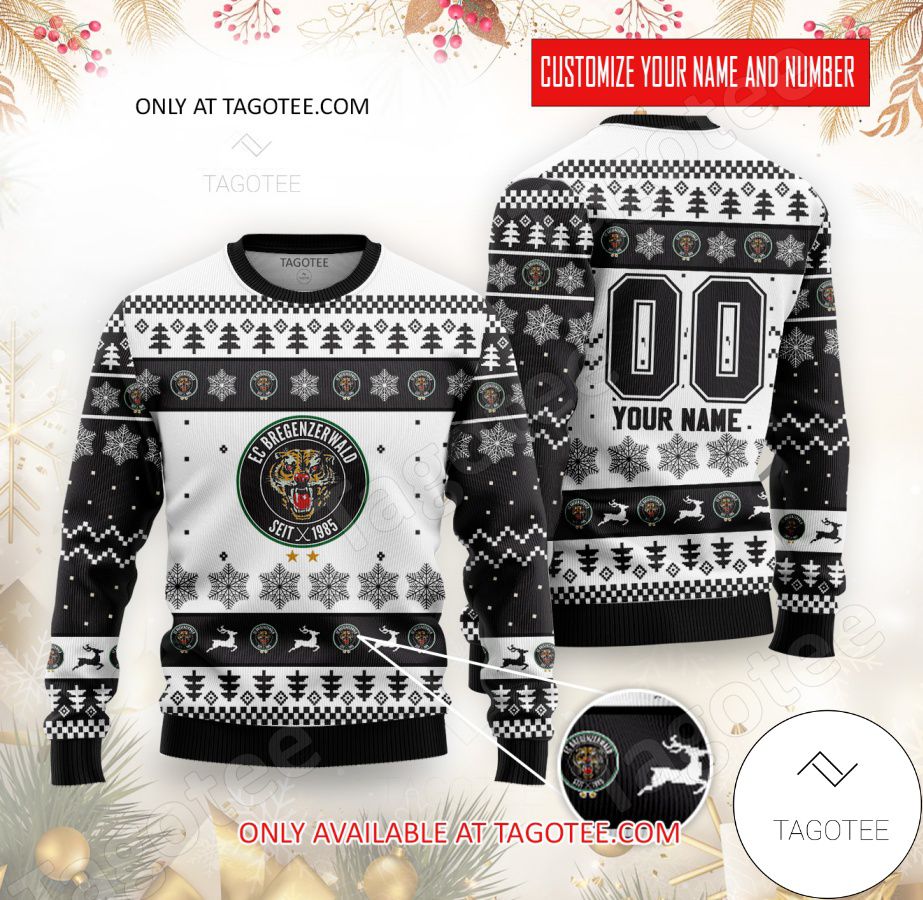EHC Bregenzerwald Hockey Custom Ugly Christmas Sweater - EmonShop