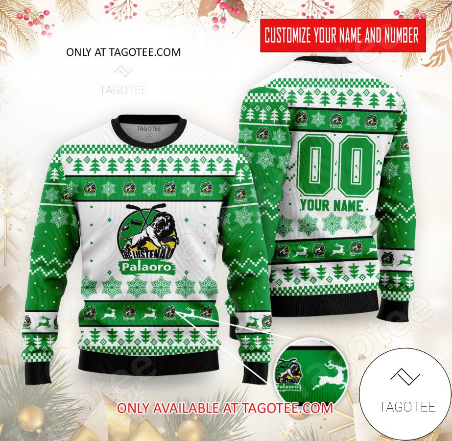 EHC Lustenau Hockey Custom Ugly Christmas Sweater - EmonShop