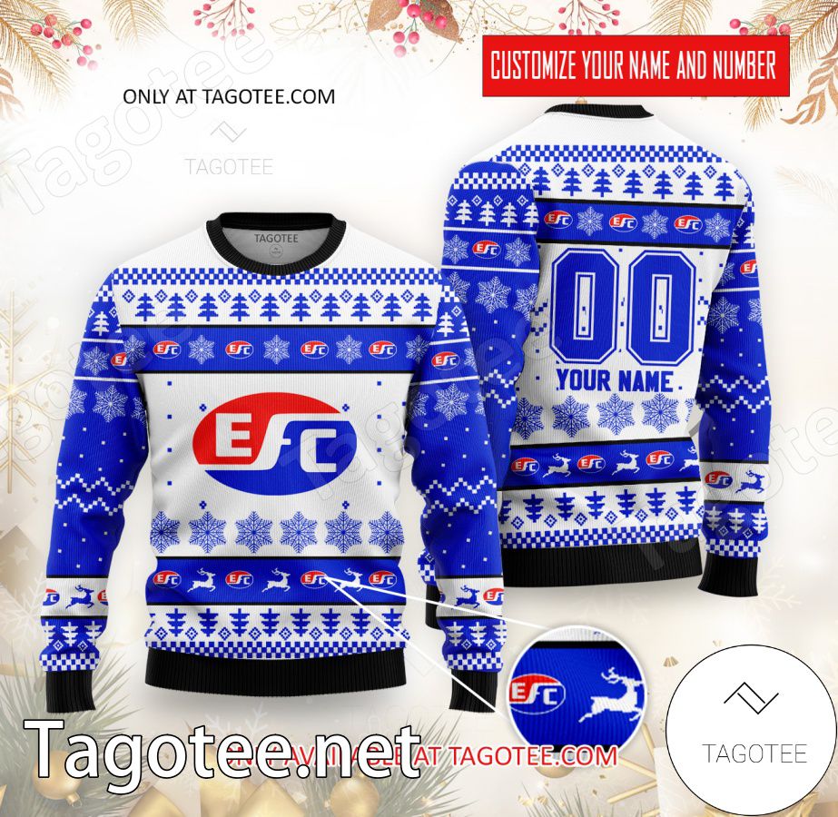 Egri FC Custom Ugly Christmas Sweater - EmonShop