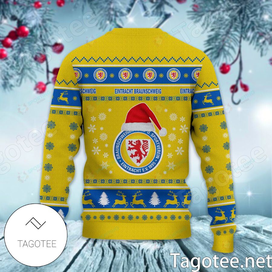 Eintracht Braunschweig Sport Ugly Christmas Sweater b