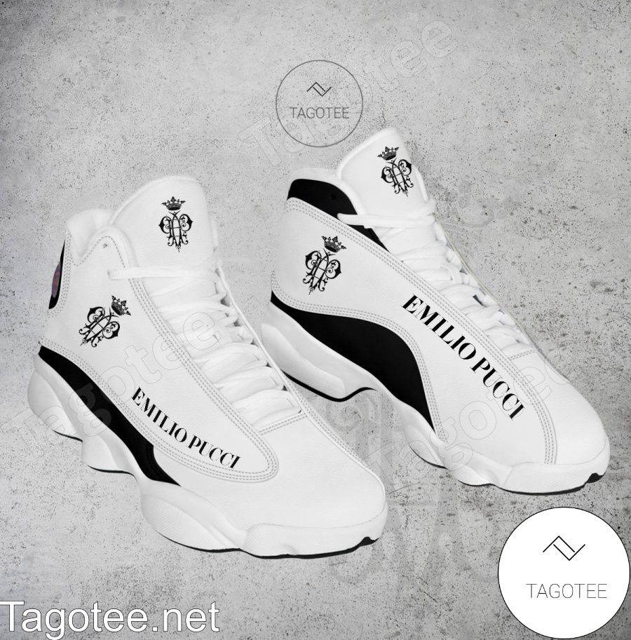 Emilio Pucci Logo Air Jordan 13 Shoes - EmonShop
