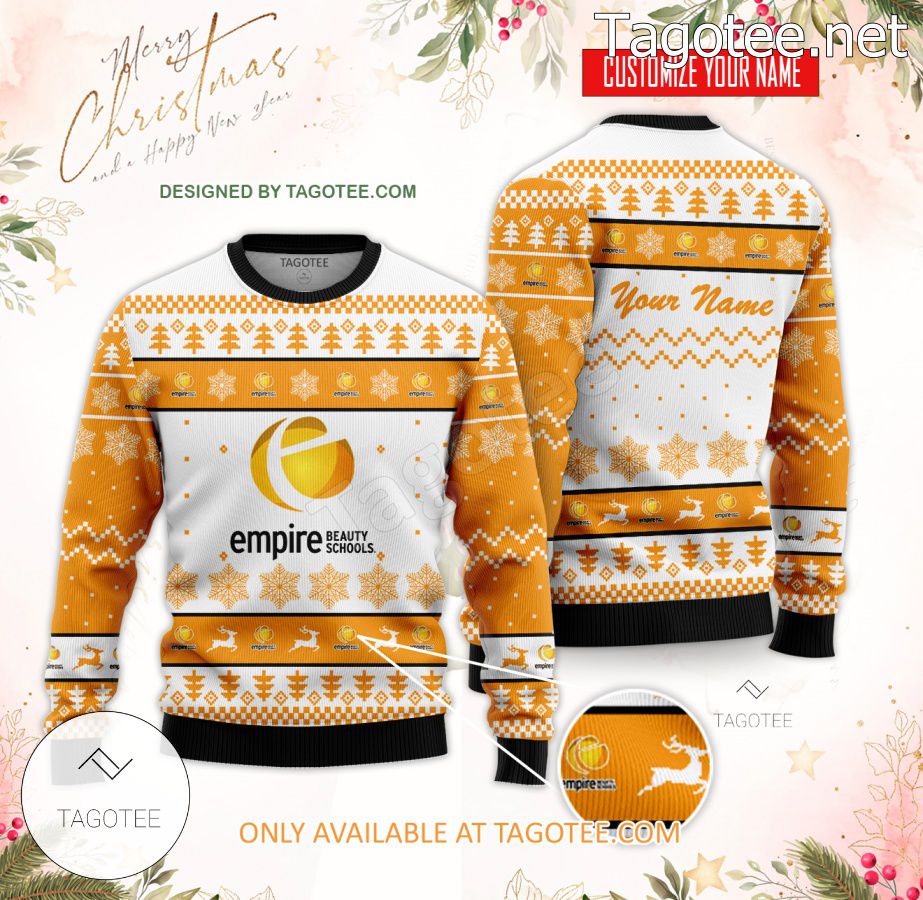 Empire Beauty School-Green Bay Custom Ugly Christmas Sweater - BiShop