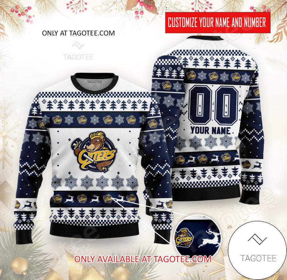 Erie-Otters Hockey Custom Ugly Christmas Sweater - EmonShop