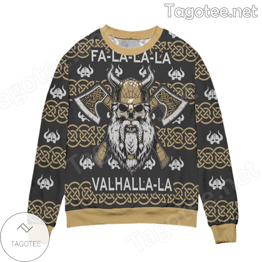 Fa-La-La-La-La Valhalla-La Viking Ugly Christmas Sweater