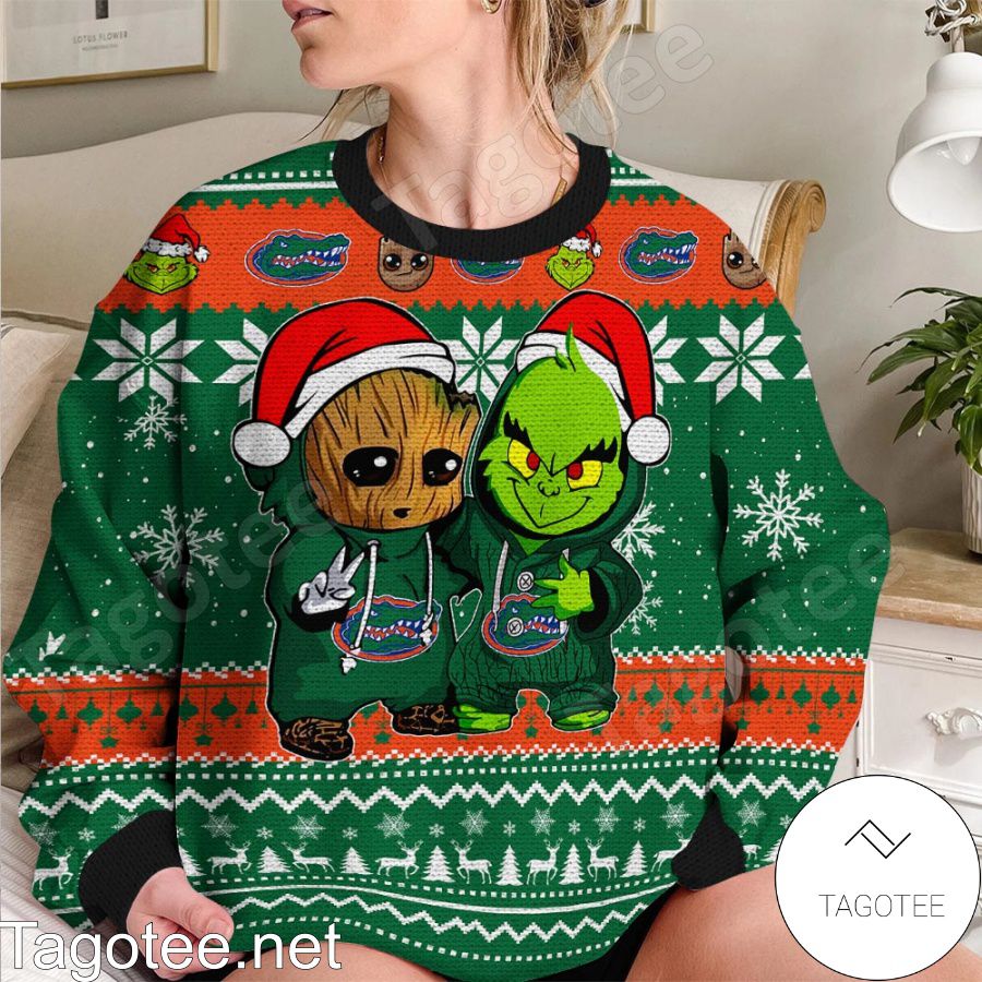 The Grinch New York Giants All Over Print 3D Ugly Christmas Sweater -  Limotees