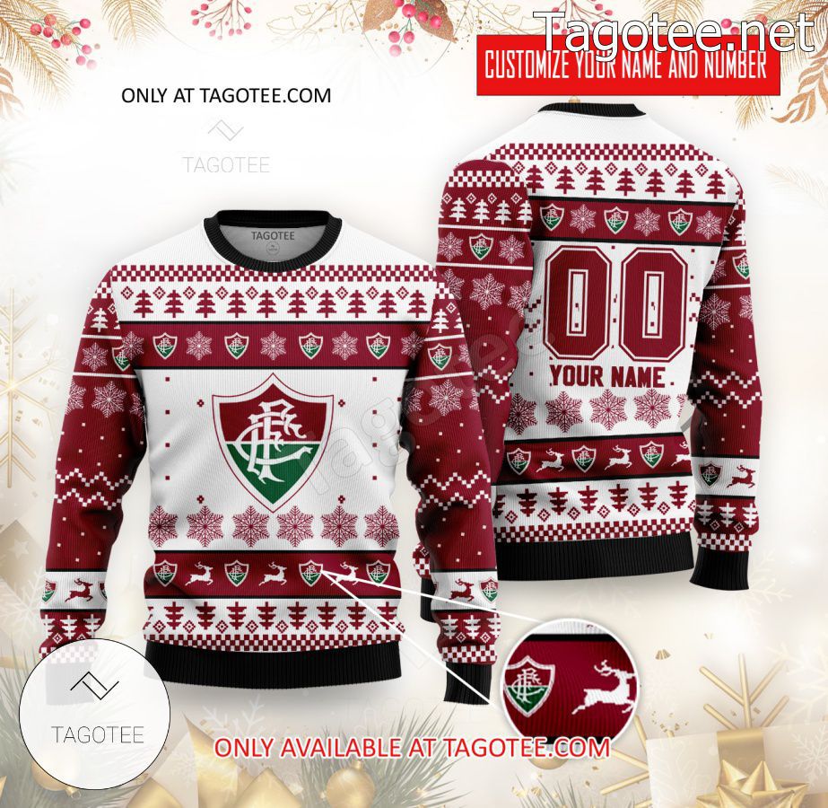 Fluminense Women Volleyball Custom Ugly Christmas Sweater - BiShop