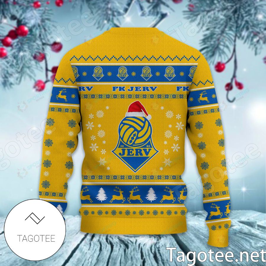 Fotballklubben Jerv Sport Ugly Christmas Sweater b