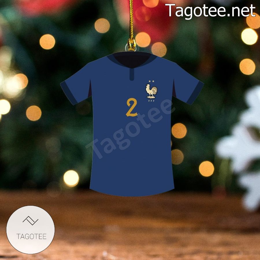 France Team Jersey - Pavard Xmas Ornament