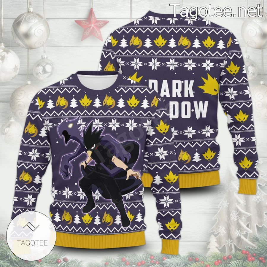 Fumikage Tokoyami My Hero Academia Xmas Ugly Christmas Sweater - Tagotee