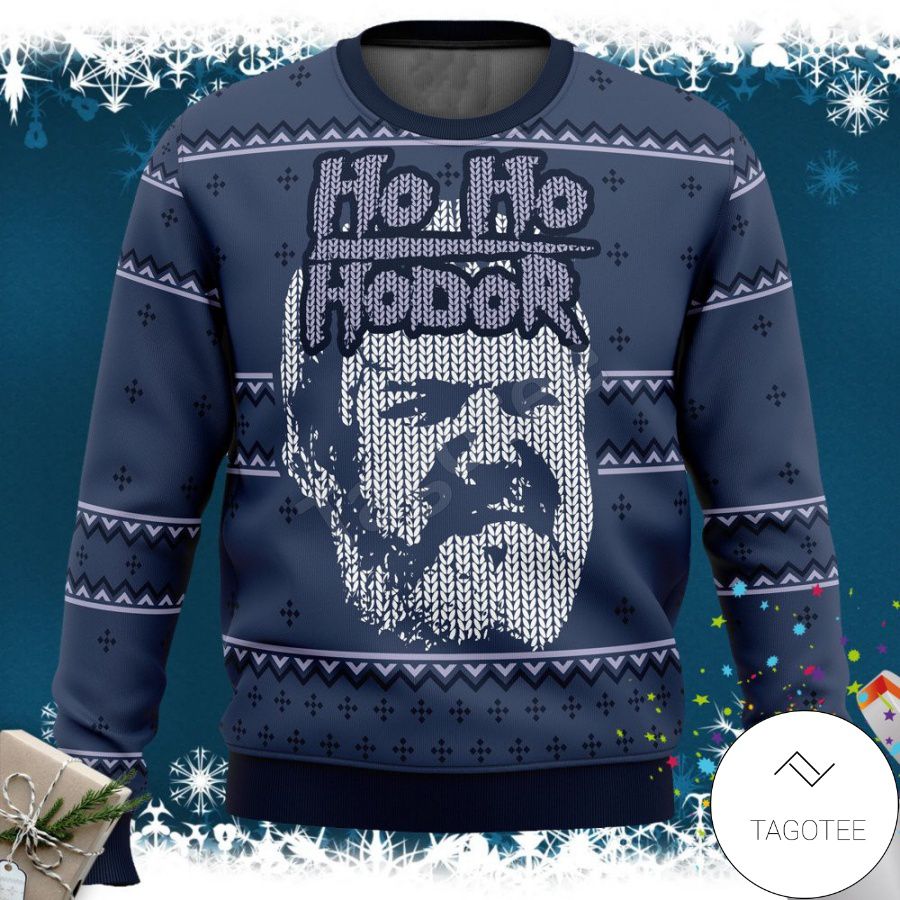 Game Of Thrones Ho Ho Hodor Xmas Ugly Christmas Sweater