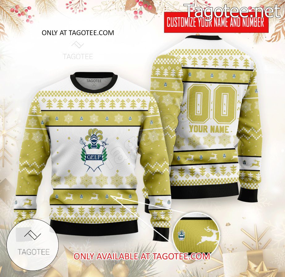 Gimnasia Basketball Custom Ugly Christmas Sweater - MiuShop