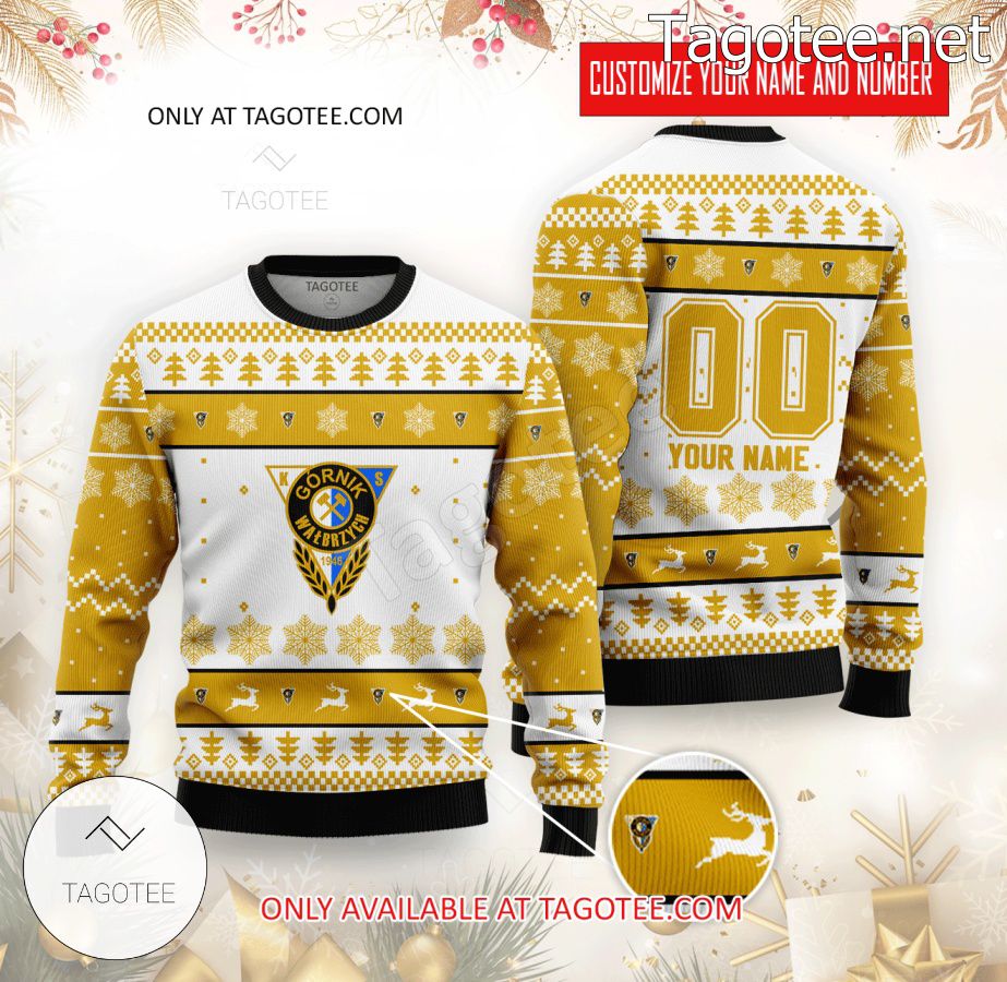 Gornik Walbrzych Basketball Custom Ugly Christmas Sweater - MiuShop
