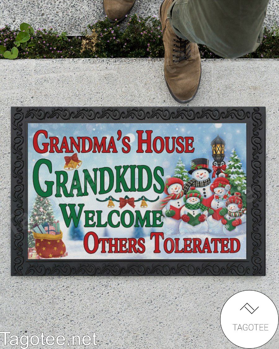 Grandma's House Grandkids Welcome Others Tolerated Doormat a
