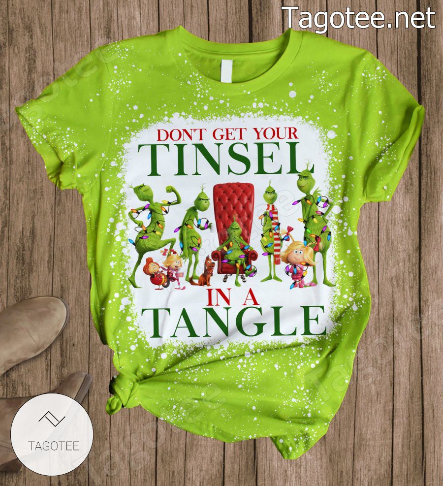 Grinch Don't Get Your Tinsel In A Tangle Pajamas Set a