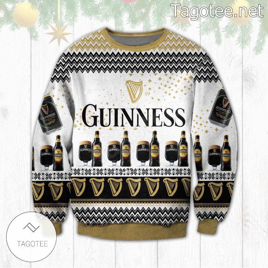 Guinness Beer 1759 Holiday Ugly Christmas Sweater