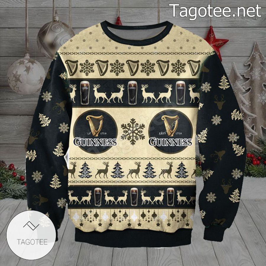 Guinness Beer Holiday Ugly Christmas Sweater