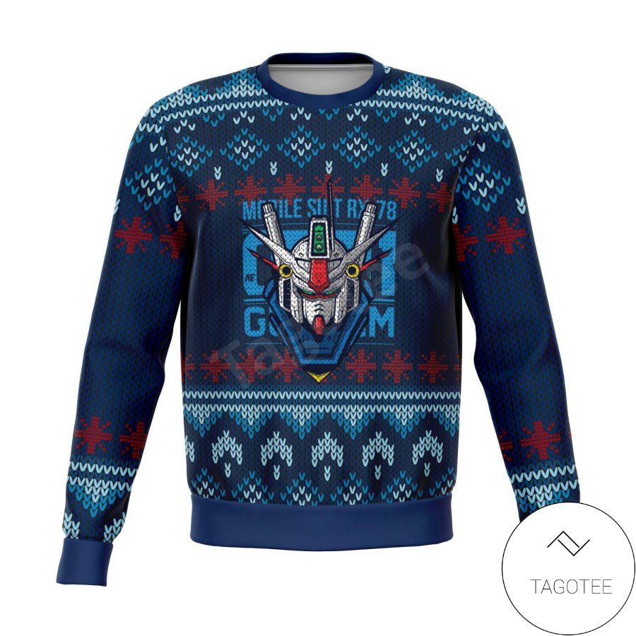 Gundam Premium Mask Manga Anime Xmas Ugly Christmas Sweater