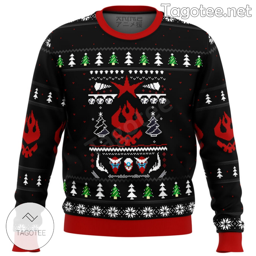 Gurren Lagann Logo Xmas Ugly Christmas Sweater - Tagotee