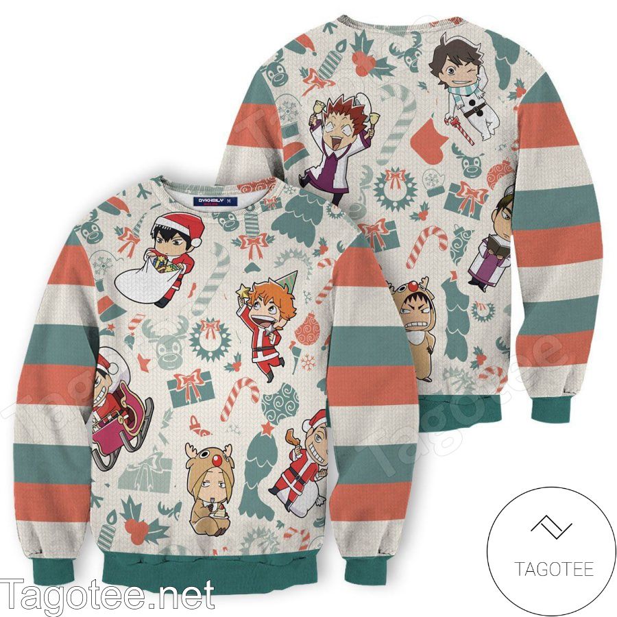 Haikyuu Holiday Vacation Xmas Ugly Christmas Sweater