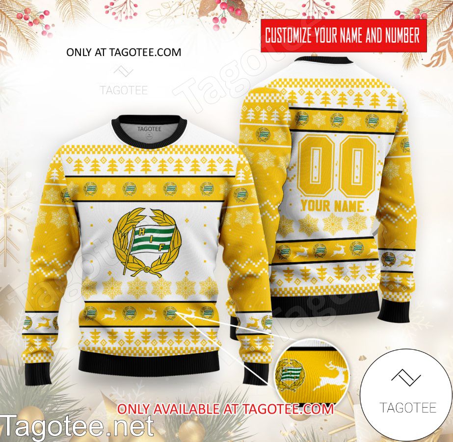 Hammarby Custom Ugly Christmas Sweater - BiShop