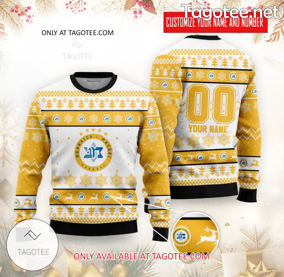 Hebraica y Macabi Custom Ugly Christmas Sweater - EmonShop
