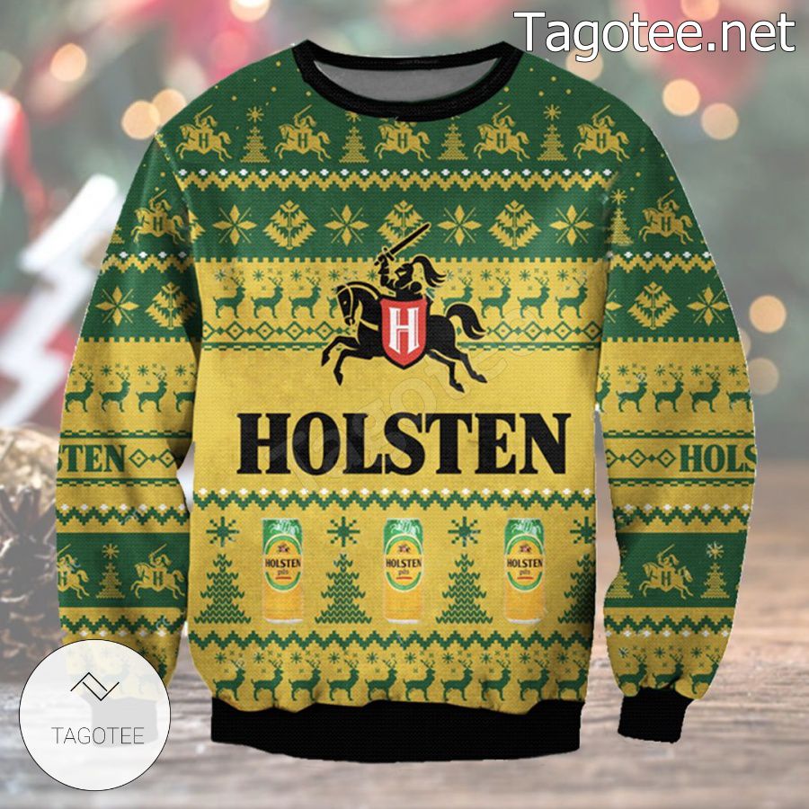 Holsten Beer Holiday Ugly Christmas Sweater