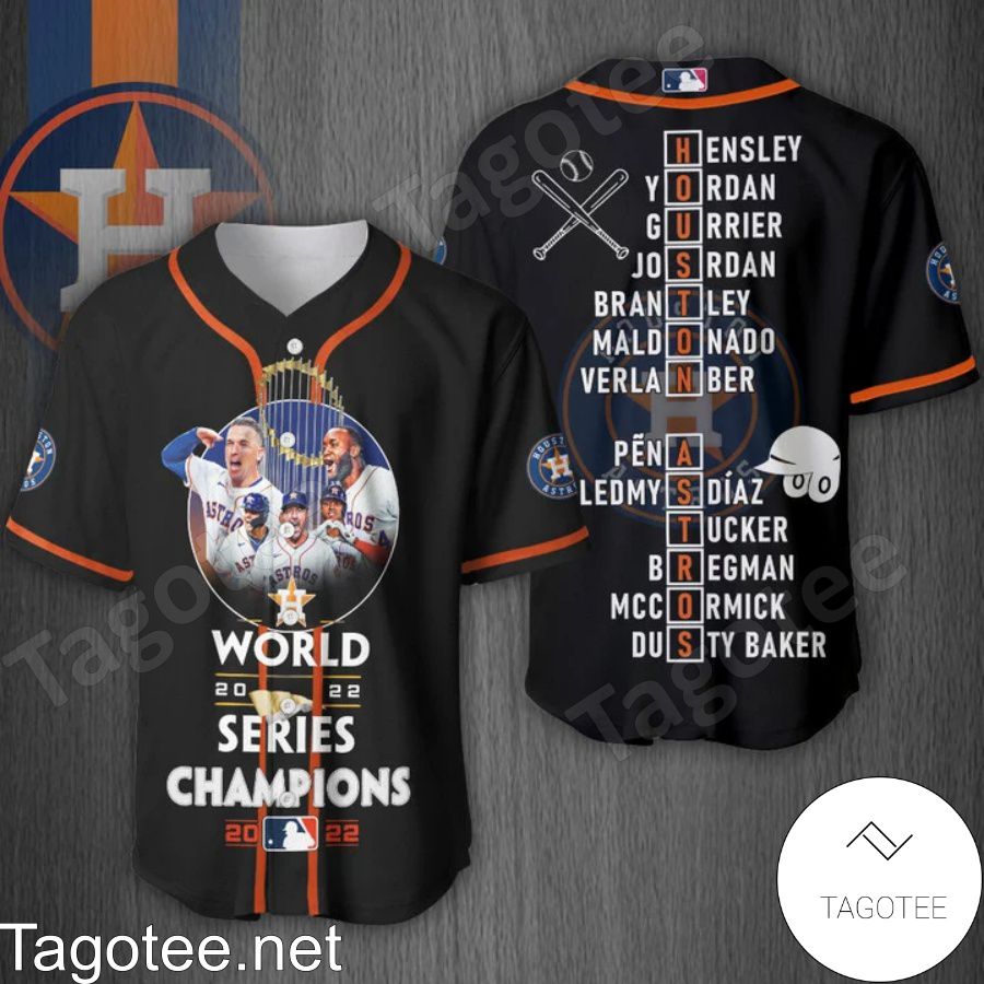 astros world series champions jersey