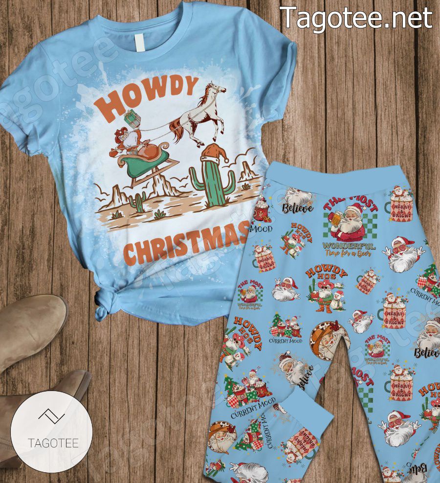 Howdy Christmas Pajamas Set