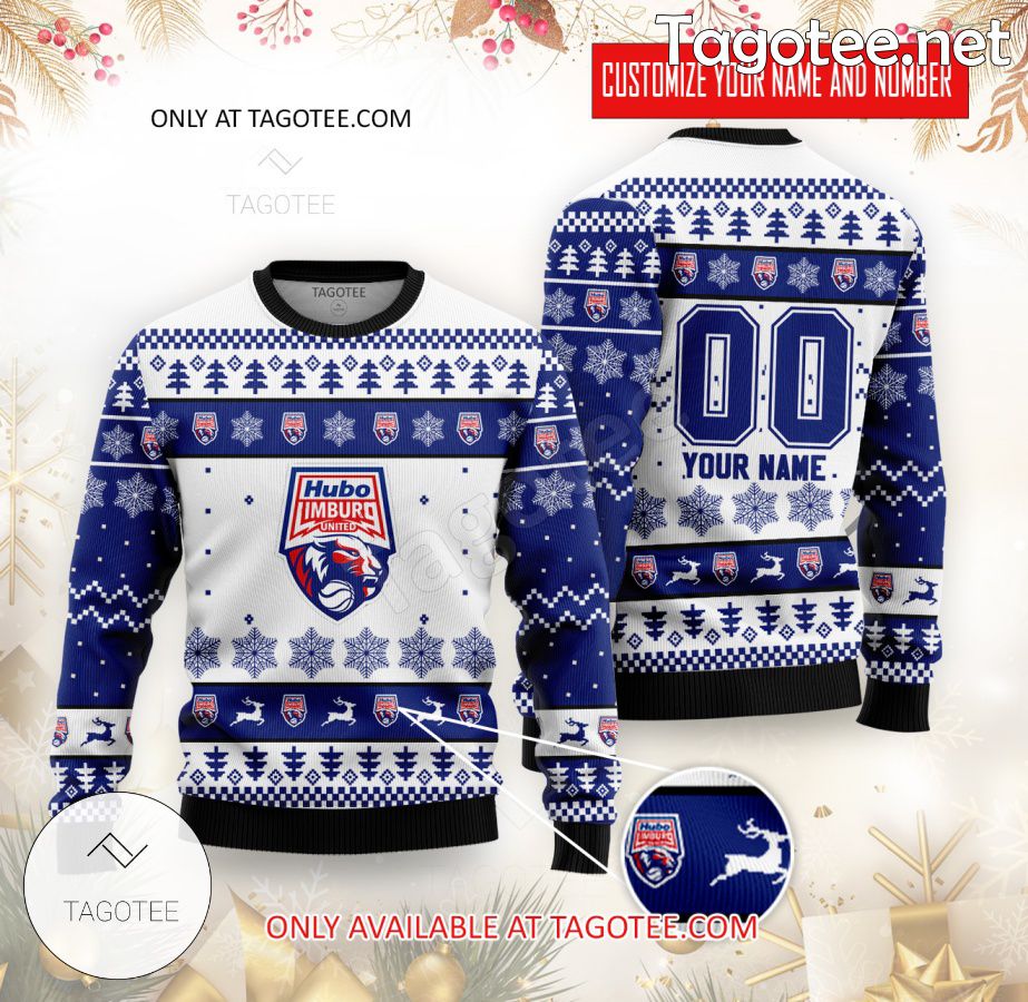 Hubo Limburg United Custom Ugly Christmas Sweater - EmonShop