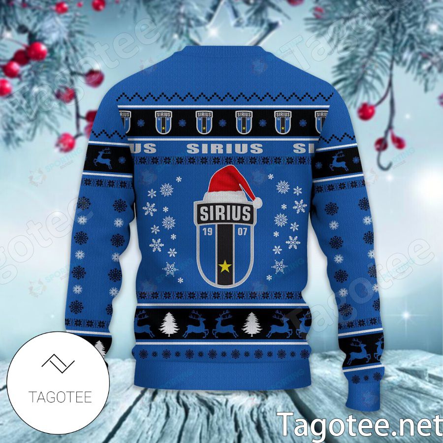 IK Sirius Fotboll Sport Ugly Christmas Sweater b