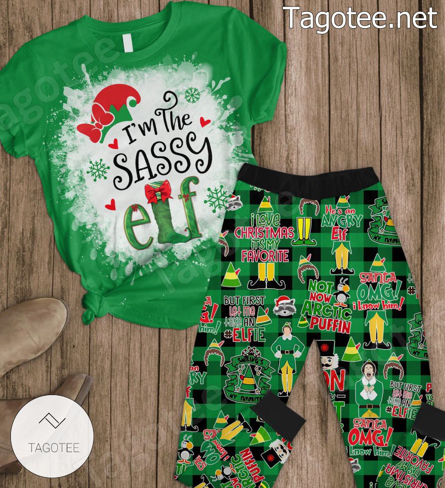 I'm The Sassy Elf Pajamas Set a