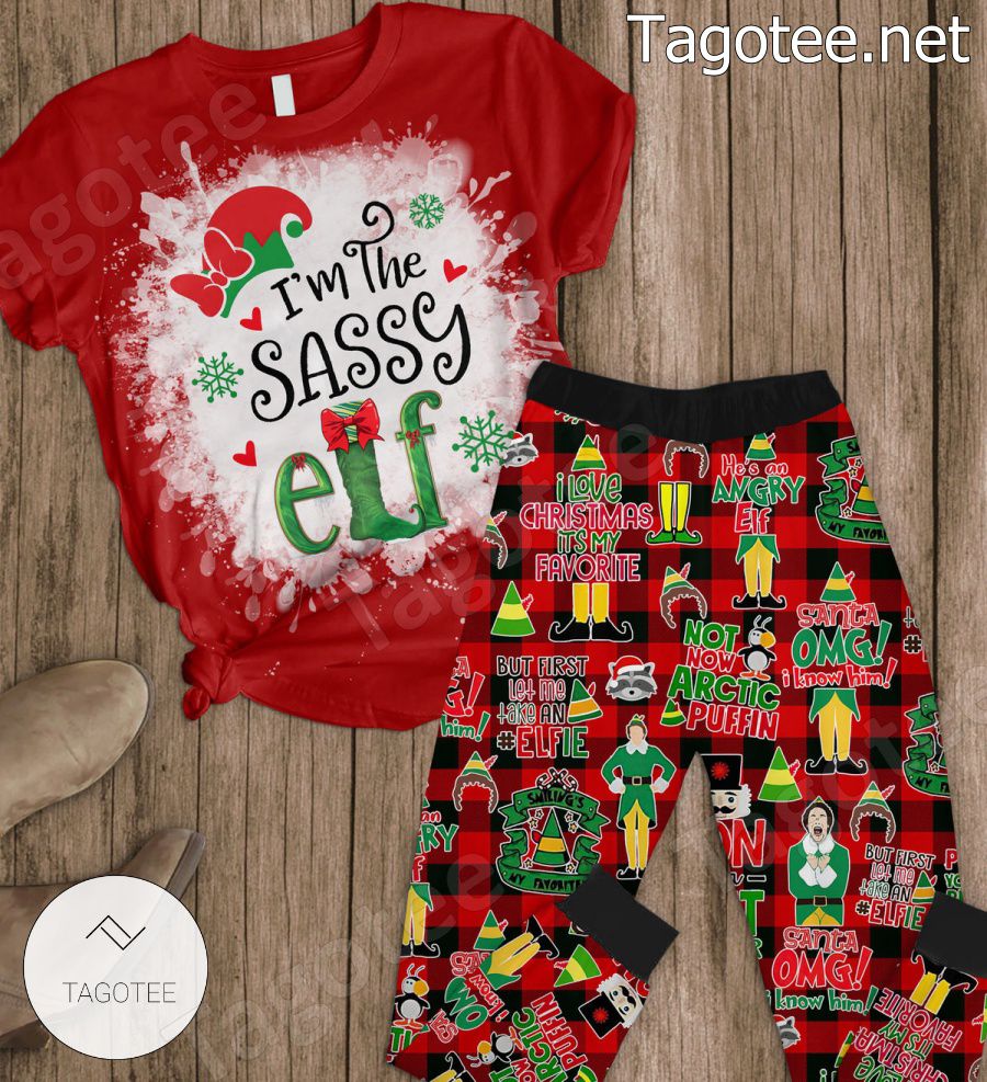 I'm The Sassy Elf Pajamas Set