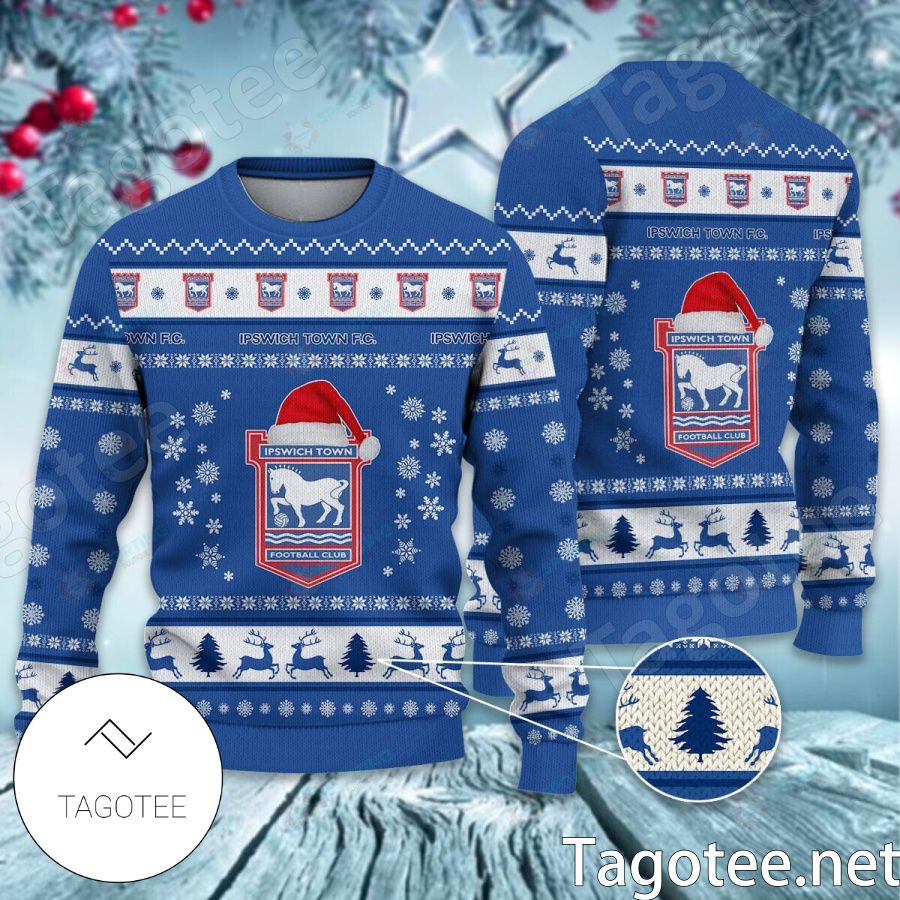 Ipswich Town F.C Sport Ugly Christmas Sweater