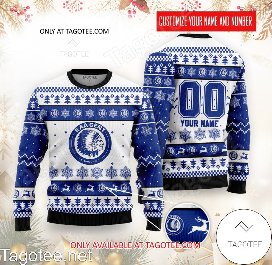 K.A.A. Gent Custom Ugly Christmas Sweater - BiShop