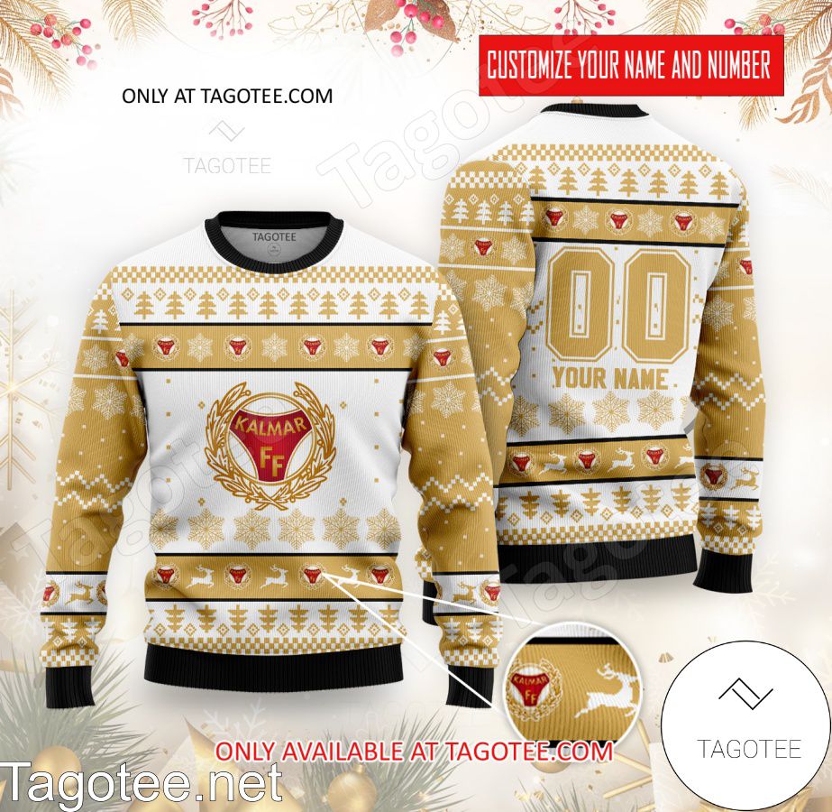 Kalmar FF Custom Ugly Christmas Sweater - BiShop
