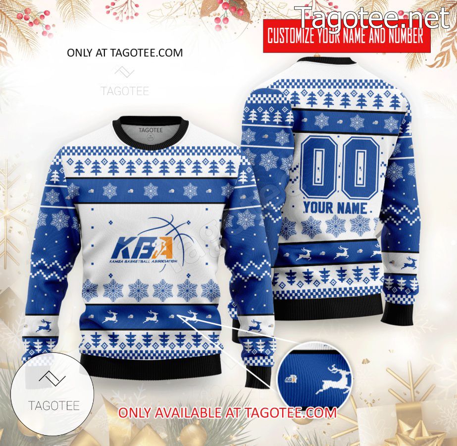 Kamza Basket Basketball Custom Ugly Christmas Sweater - MiuShop