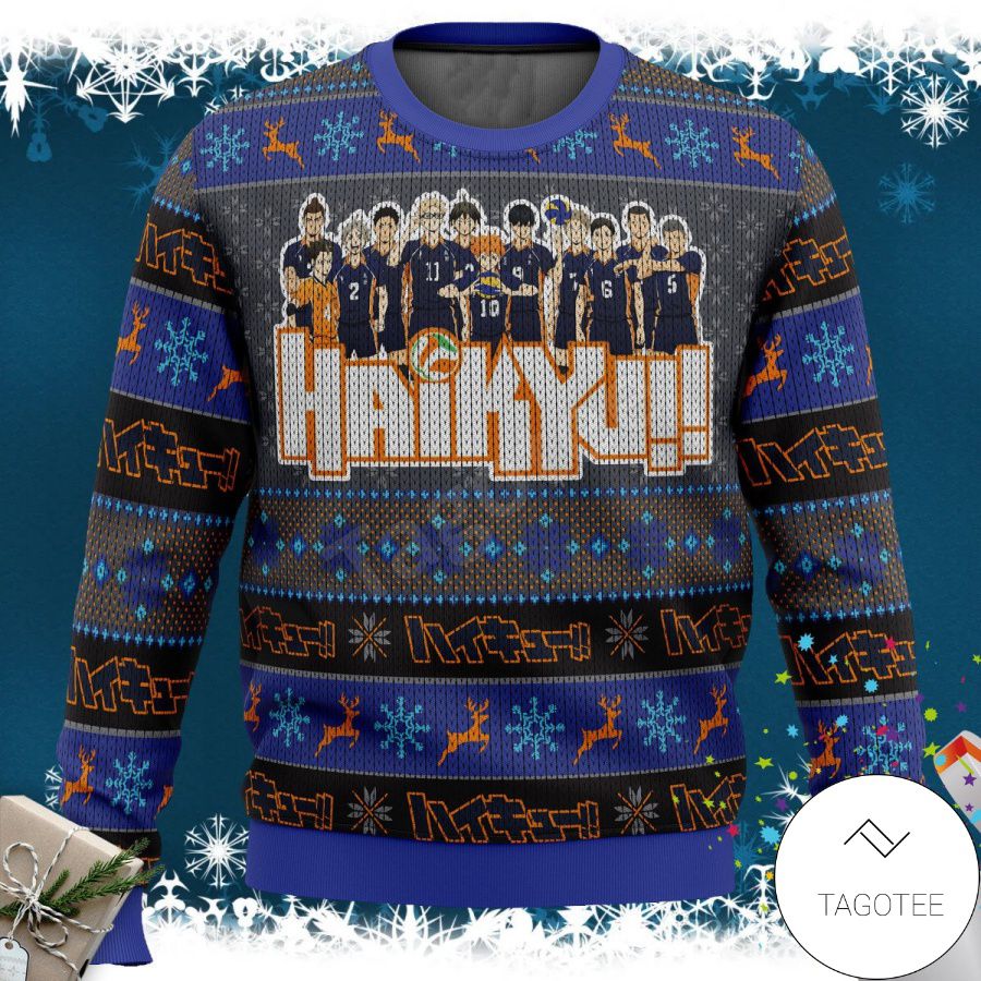 Karasuno High Haikyuu Xmas Ugly Christmas Sweater