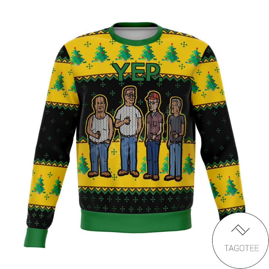 King Of The Hill Yep Xmas Ugly Christmas Sweater
