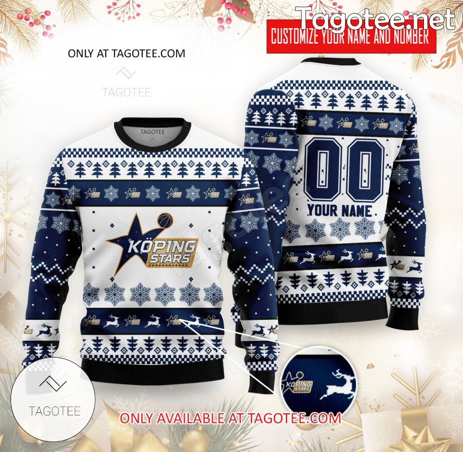 Koping Stars Custom Ugly Christmas Sweater - EmonShop